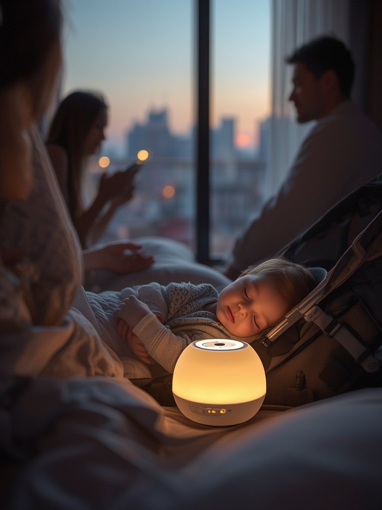 baby soundmachine in action