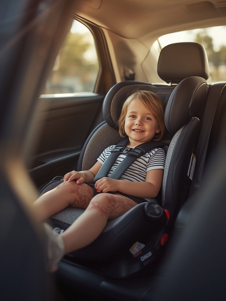 convertible carseat in action