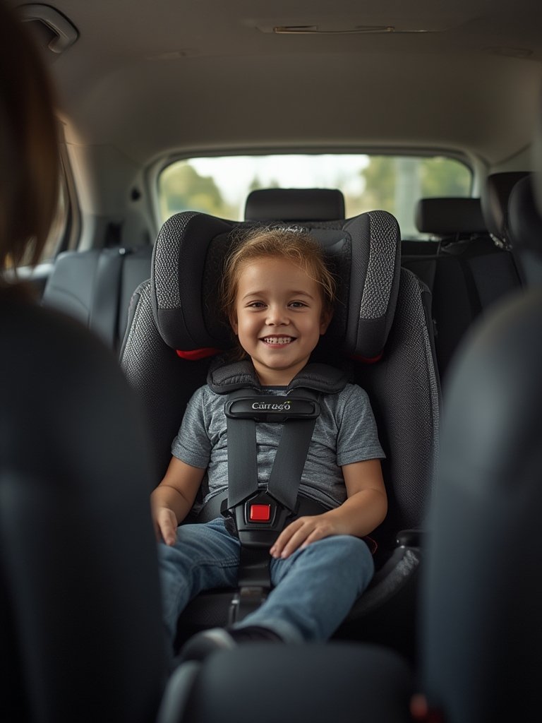convertible carseat in action