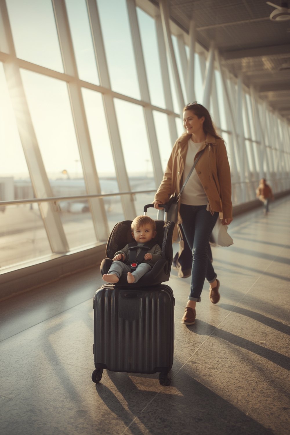 travel car seat for airplane - Illustration 1