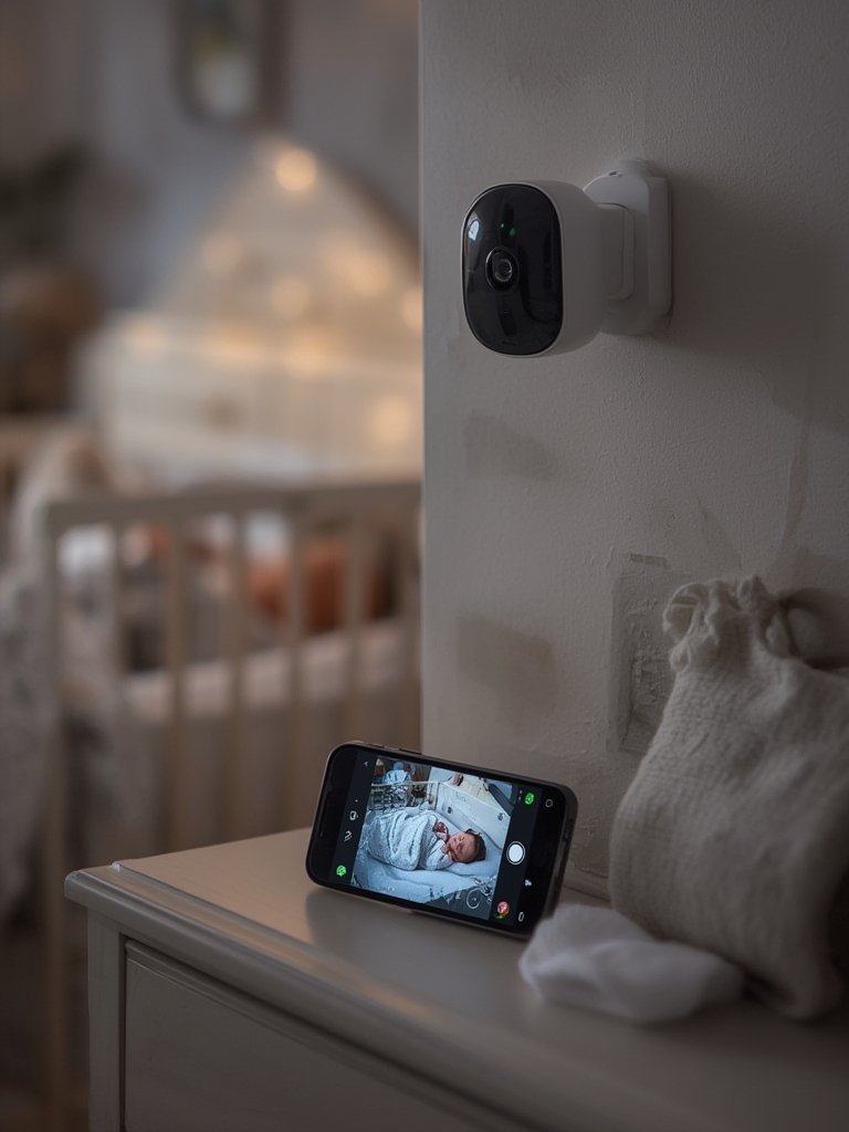 baby monitor in action