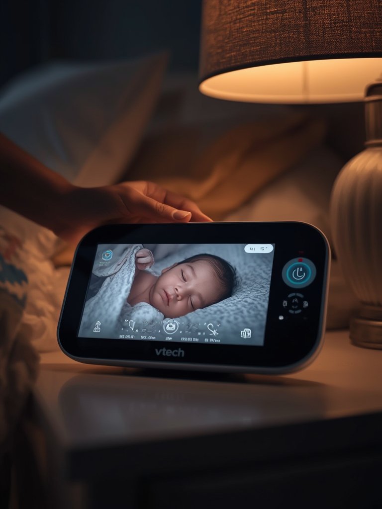 baby monitor in action